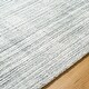 preview thumbnail 5 of 32, Branham Handmade Subtle Stripe Viscose Area Rug