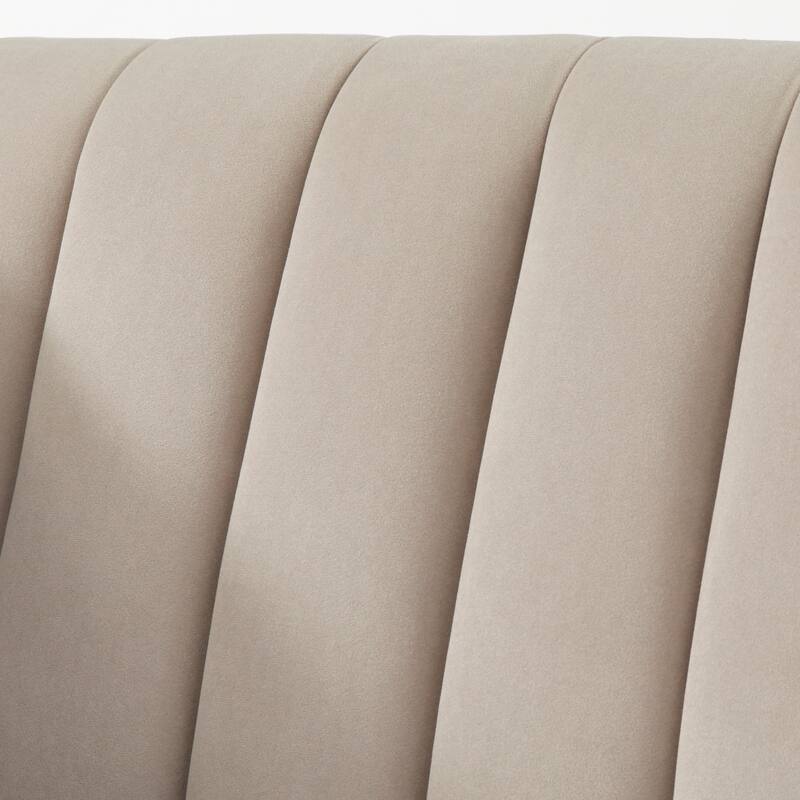 Lifestorey Paxton Channel Back Tuxedo Sofa