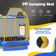 preview thumbnail 6 of 5, 7 Feet Trampoline with Ladder and Slide for Indoor and Outdoor-Blue