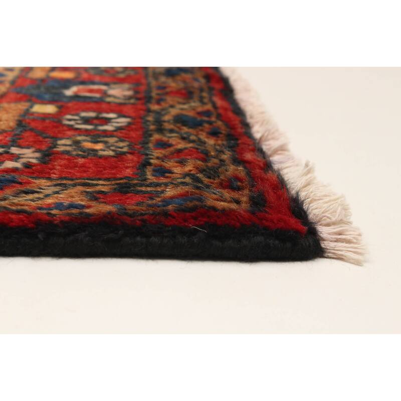 ECARPETGALLERY Hand-knotted Anadol Black Wool Rug - 4'2 x 6'9