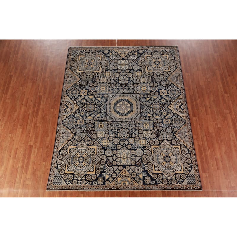Vegetable Dye Ziegler Oriental Rug Handmade Wool Carpet - 7'9"x 9'9"