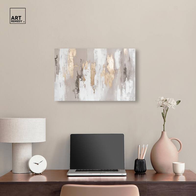 Gilded Brilliance I Canvas by Art Remedy, Gallery Wrapped