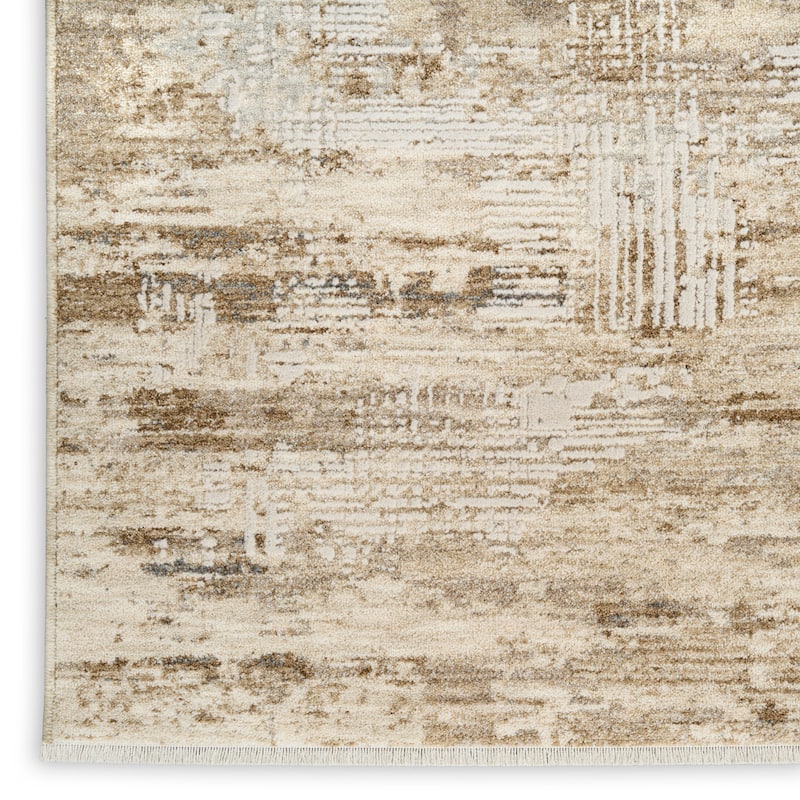 Calvin Klein CK078 Summit Mocha Ivory Multi-toned Indoor Rug