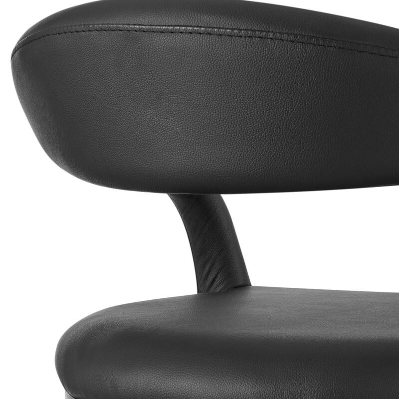 Ramona Upholstered Barrel Back Bar or Counter Height Bar Stool