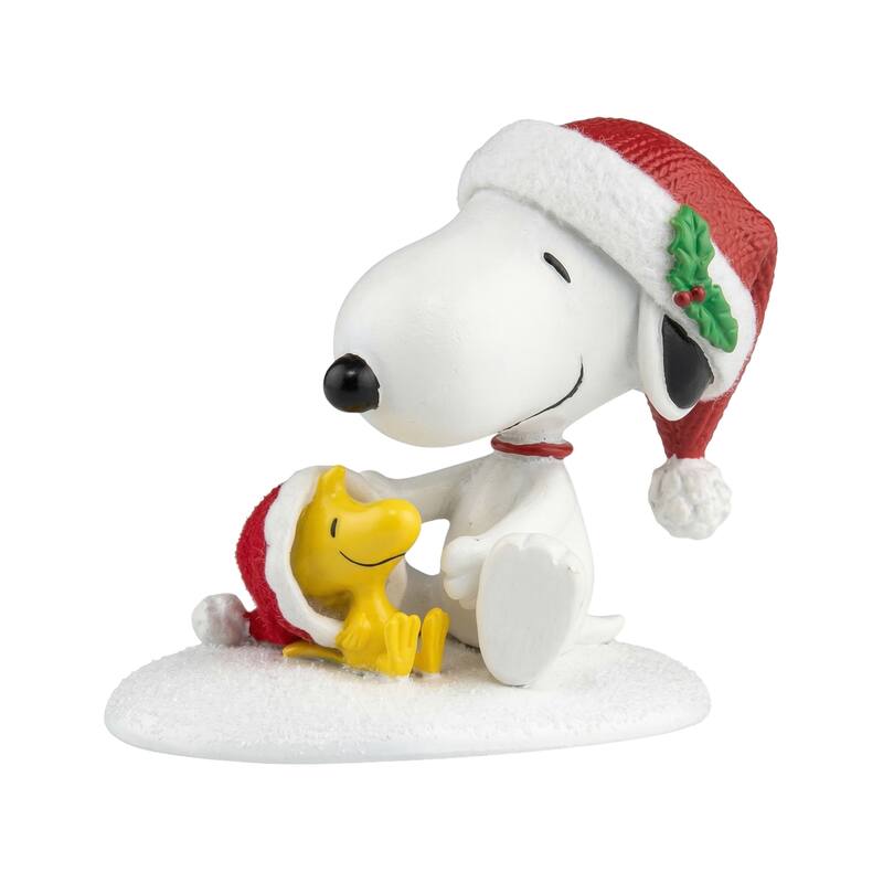 Dept 56 Happy Holidays Snoopy and Woodstock Christmas Figure