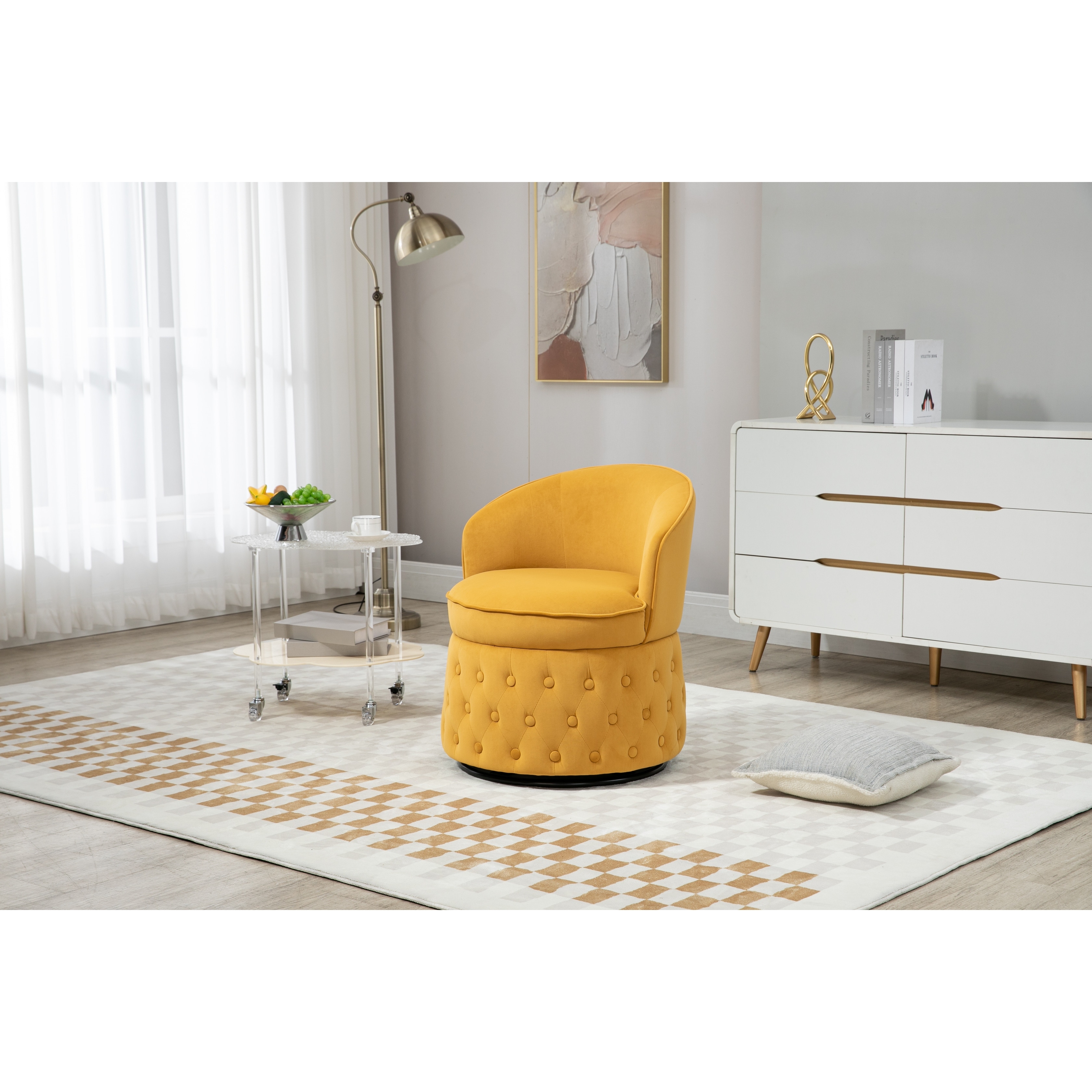 Yellow sales cuddle chair