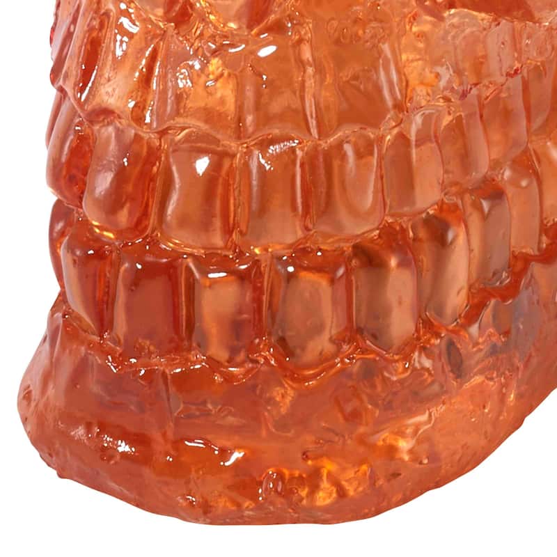 Avanti Linens Wilson Skull with Light Lotion Dispenser - Orange - Lotion Dispenser
