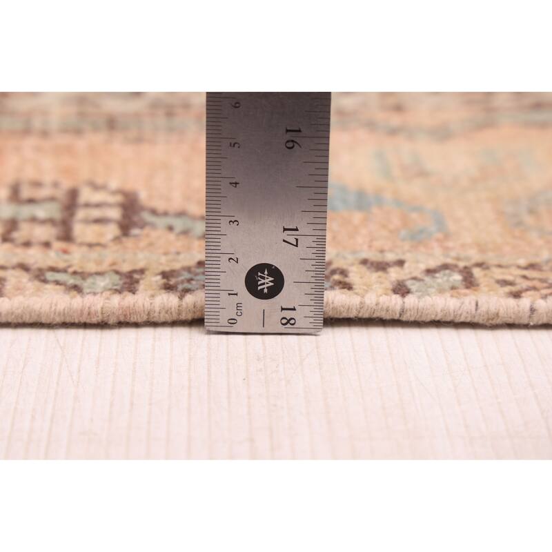 ECARPETGALLERY Hand-knotted Antalya Vintage Brown Wool Rug - 3'6 x 9'6