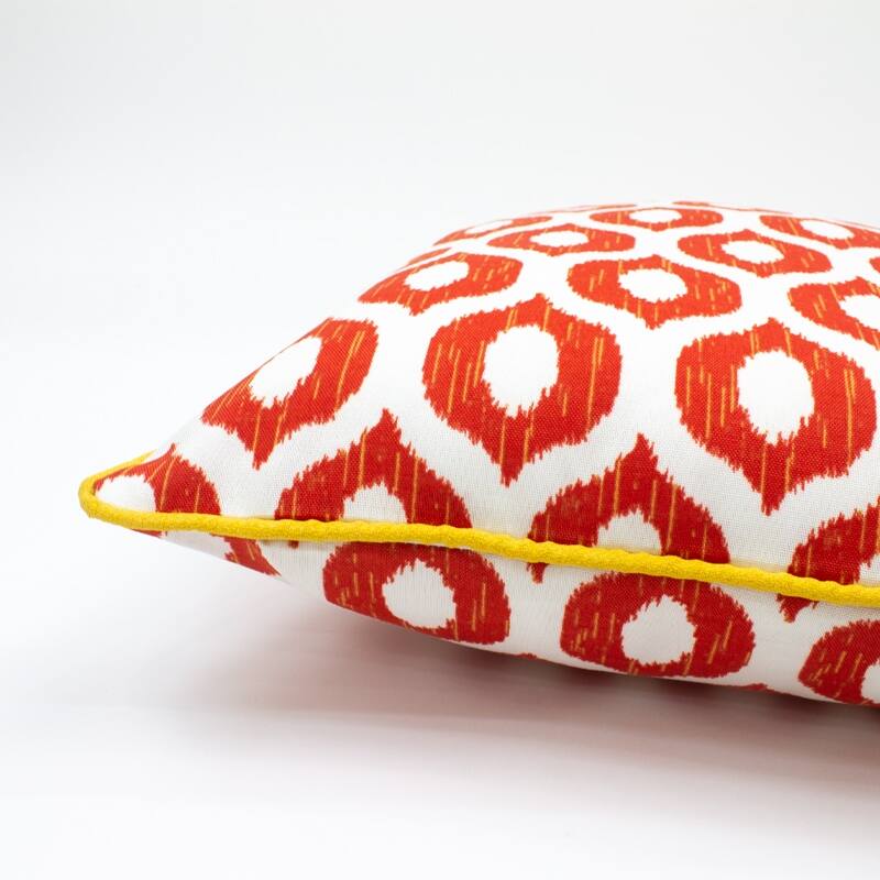 Jiti Outdoor Waterproof Sunbrella Bohemian Eclectic Bold Eye Patterned Square Throw Pillows Cushions for Pool Patio Chair