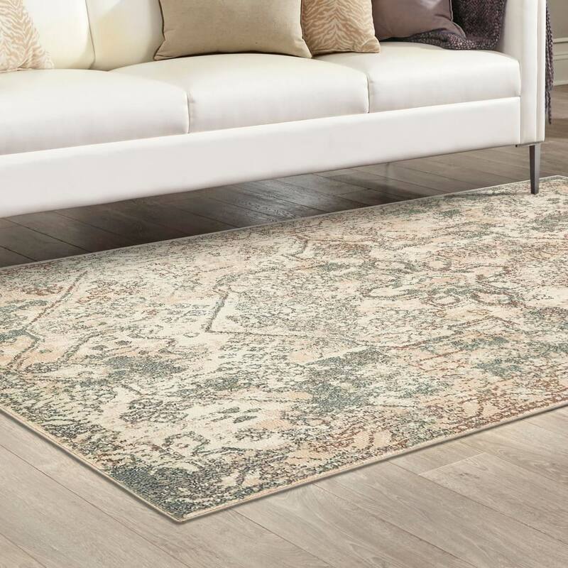 Contemporary Daisy Collection Area Rug