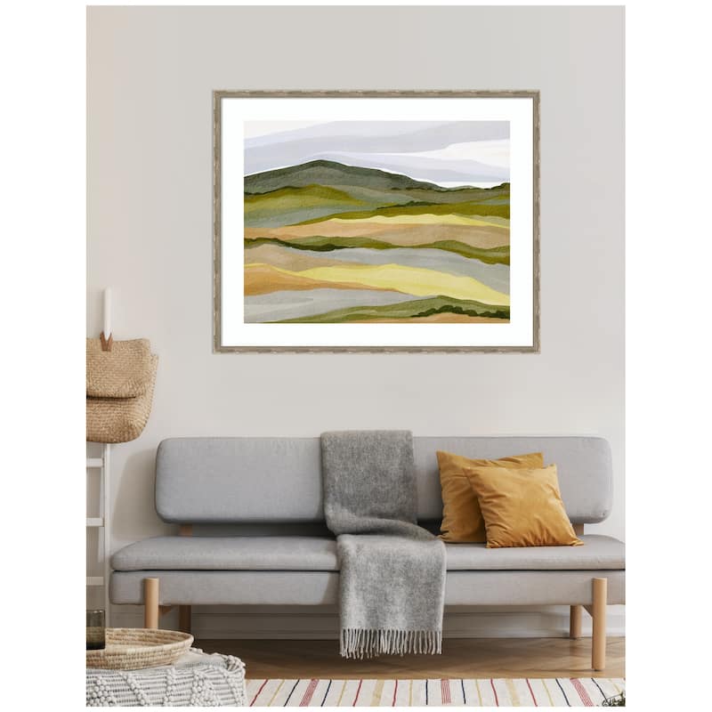 Kate and Laurel Framed Art Gentle Wilderness by Nikita Jariwala