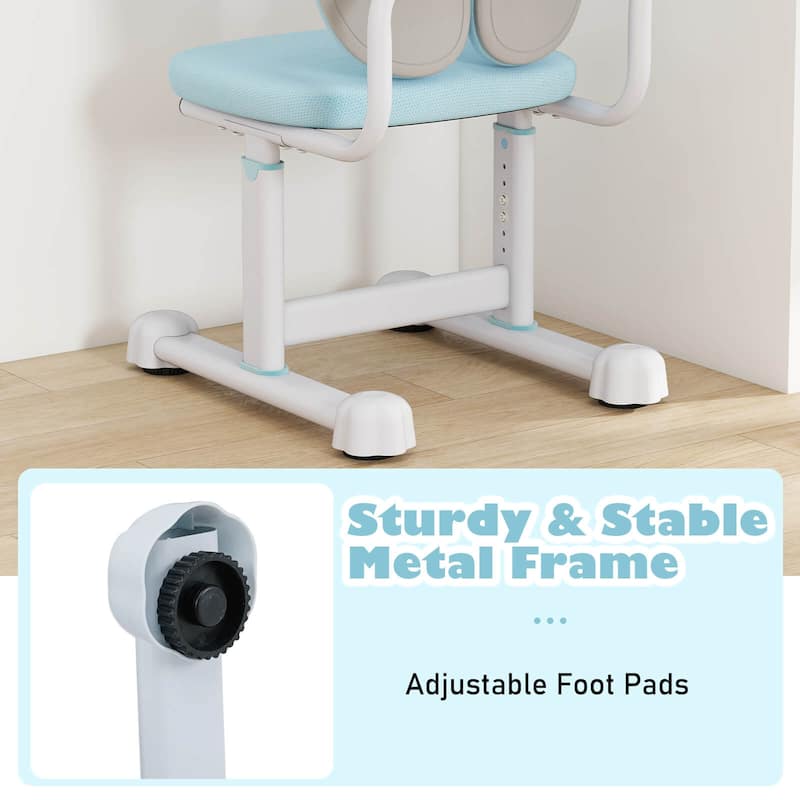 Costway Kids Desk Chair with Double Back Support Adjustable Height - See Details