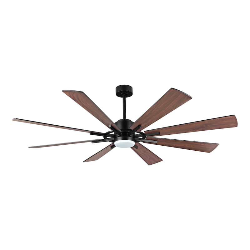 WINGBO 60 inch Windmill 8-Blade LED Indoor Ceiling Fan