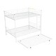 preview thumbnail 39 of 44, Full Over Full Iron Bunk Bed with Trundle