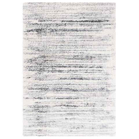 SAFAVIEH Fontana Shag Ambrosia Modern Abstract 2-inch Thick Rug