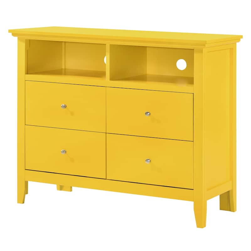 Hammond 4-drawer Wooden Media Chest