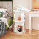 preview thumbnail 15 of 16, MDF Kids Rotating Bookshelf 8 Compartments 360-degree Swivel with Bunny Baffles - 16" L x 16” W x 25.5" H