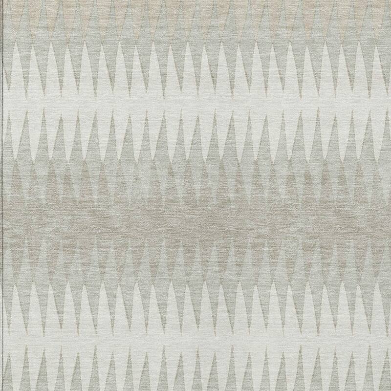HomeRoots Striped Transitional Rectangle Outdoor Rug