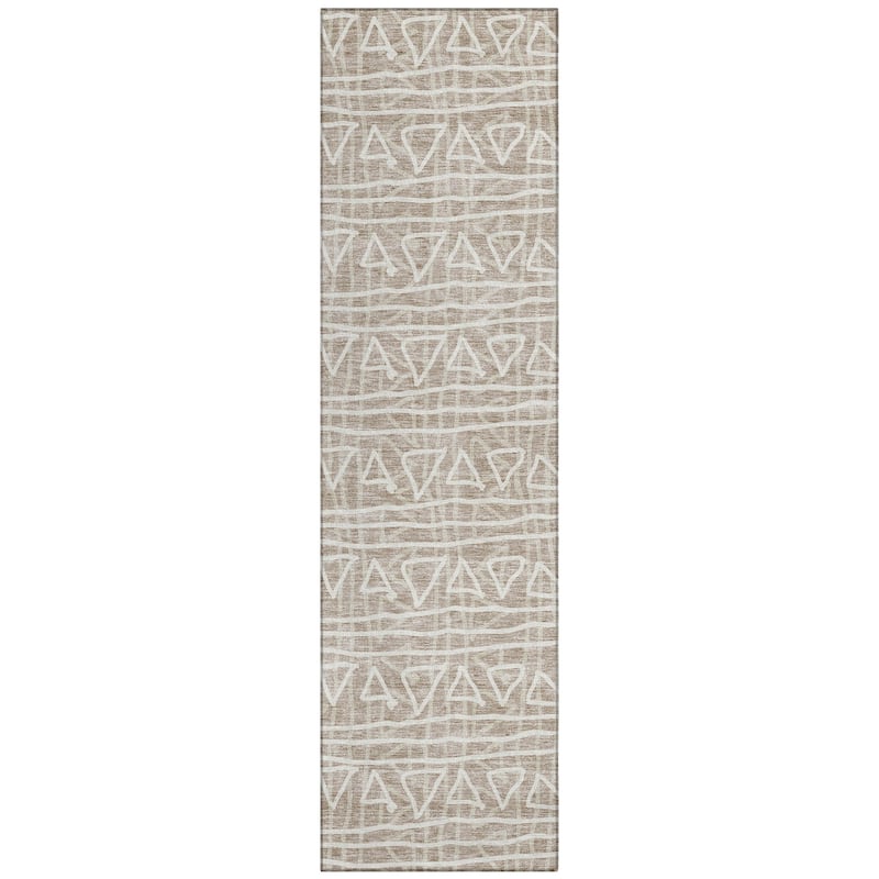 Machine Washable Indoor/ Outdoor Chantille Boho Morrocan Rug