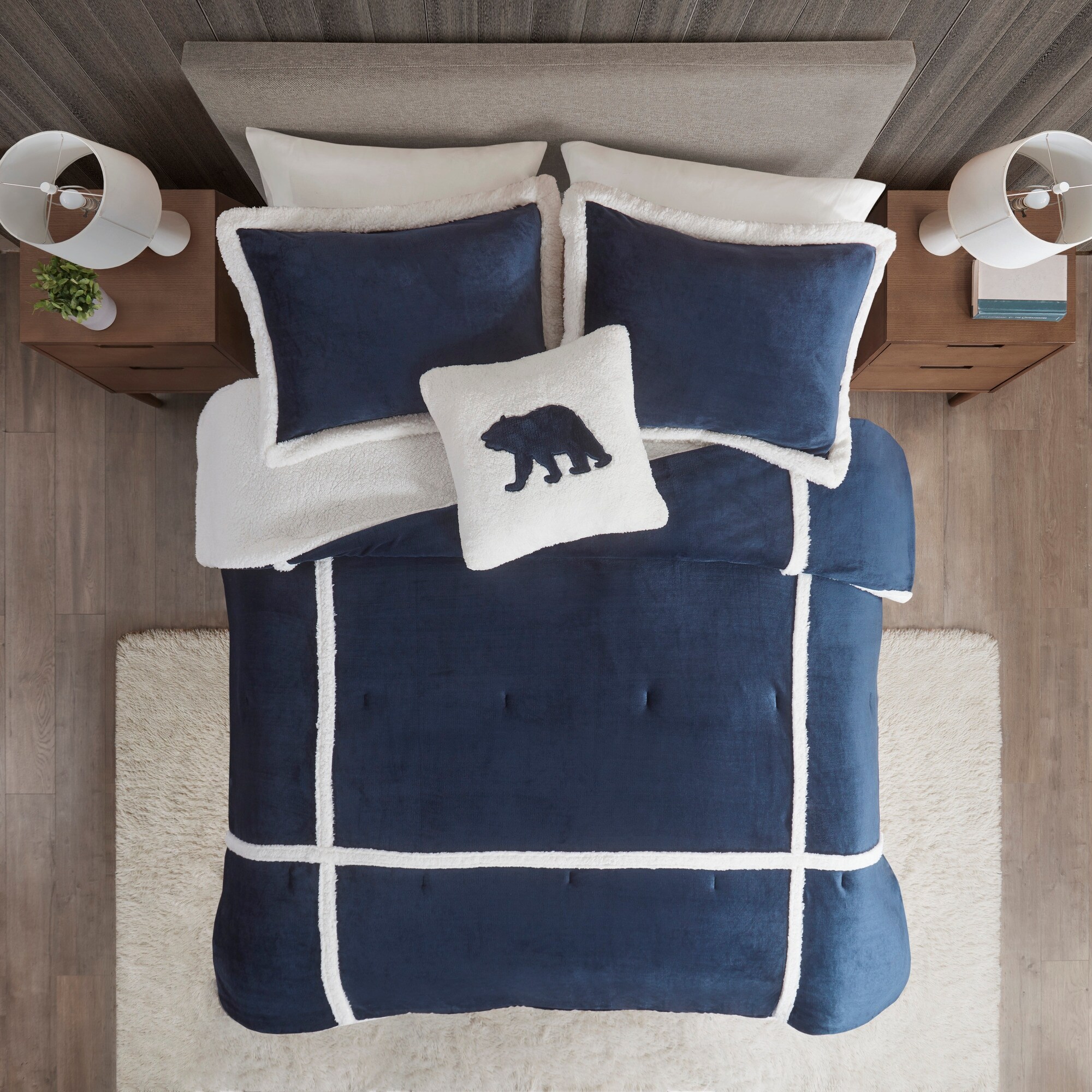 Plush teddy deals bear duvet set