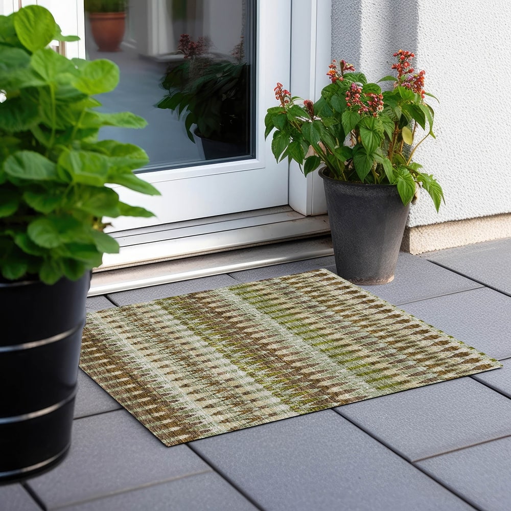 Machine Washable Indoor/ Outdoor Chantille Moroccan Rug