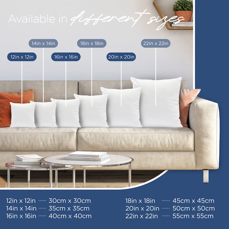 Martex Sweet Dreams Twin Pack Decorative Pillow Inserts