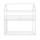 preview thumbnail 17 of 16, Twin Metal Bed Frame, Twin Over Twin Bunk Bed w/Ladder & Guardrail