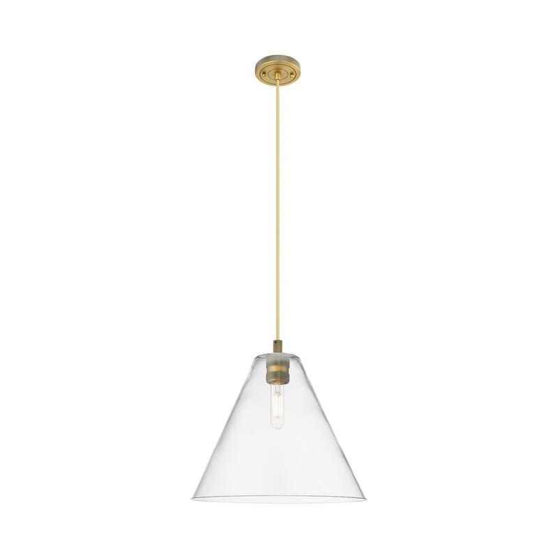 Innovations Lighting Downtown Urban - Crown Point - 1 Light 12" Berkshire Cord Hung Pendant