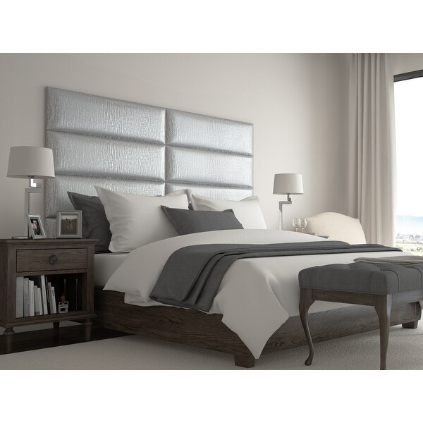 Vant Upholstered Wall Panels (Headboards) Sets of 4, Pearl Texture