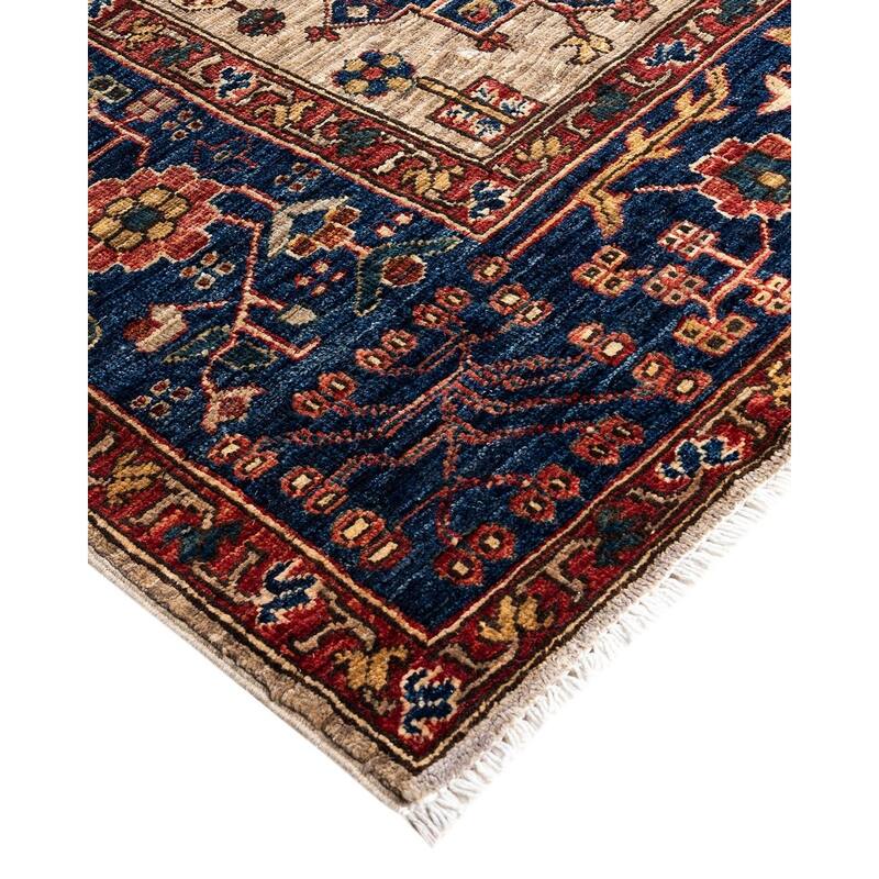 Serapi One-of-a-Kind Hand-Knotted Area Rug - Brown, 6' 0" x 9' 2" - 6' 0" x 9' 2"