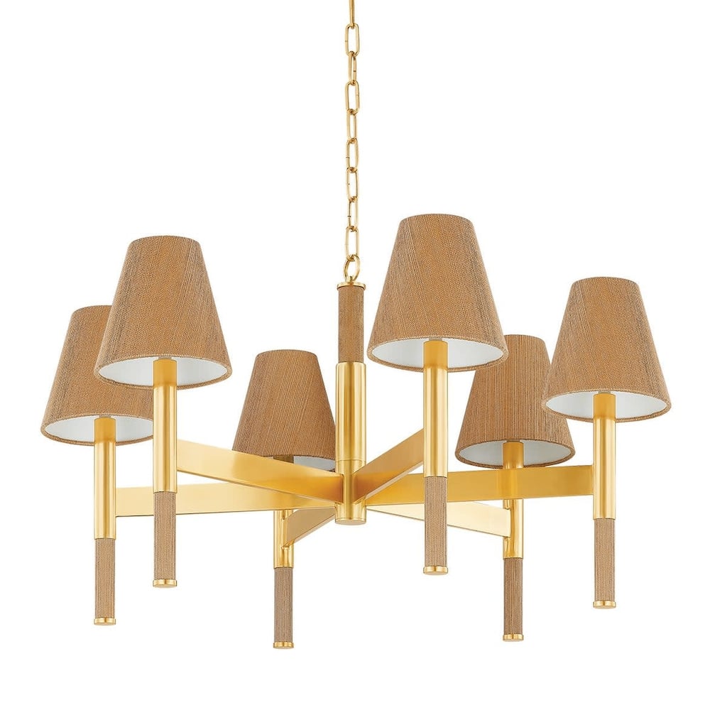 Hudson Valley Lighting 3434 Lindenwood 6 Light 34" Wide Chandelier