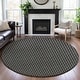 preview thumbnail 13 of 88, Premium Washable Super Soft Modern Imprints Mayfield Rug Black - 8' x 8'