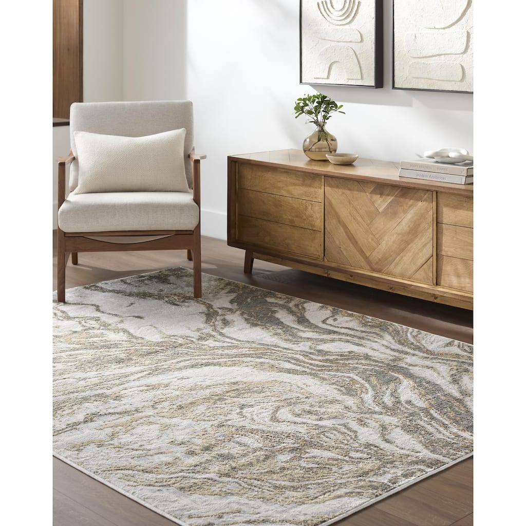 Livabliss Amman Mid-Century Modern Area Rug