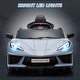 preview thumbnail 20 of 44, 12V Kids Ride on Car Licensed Corvette Battery Powered Car Toddles Electric Sports Car Toy
