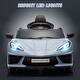 preview thumbnail 20 of 26, Ride on Sports Car 12V Battery Powered Car for Kids Licensed Corvette Toddles Electric Car Toy with Remote Control
