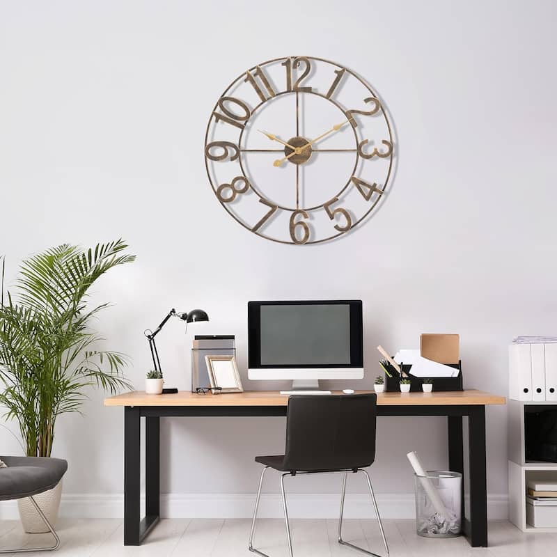 Sorbus 24" Oversized Wall Clock (Numeral)