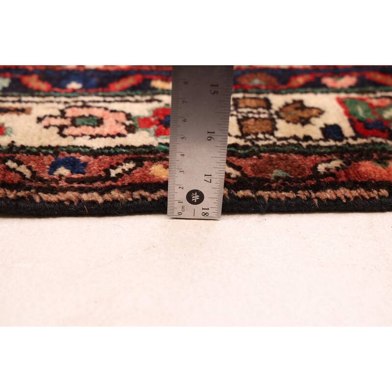 ECARPETGALLERY Hand-knotted Andelz Red Wool Rug - 2'10 x 10'0