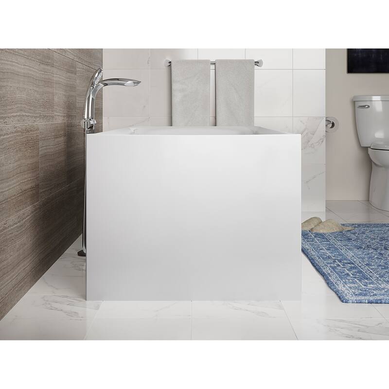 Sterling Unwind 60" Free Standing Acrylic Soaking Tub with Center