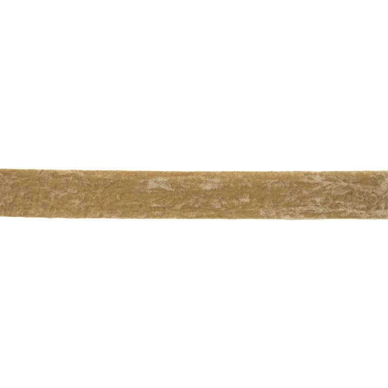 2" x 10 Yds. Raw Edge Rayon/Velvet - Beige