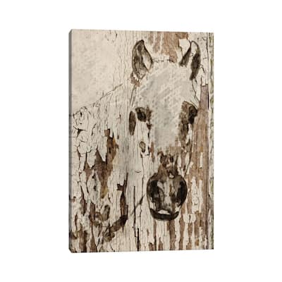 iCanvas "Champagne Horse" by Irena Orlov Canvas Print