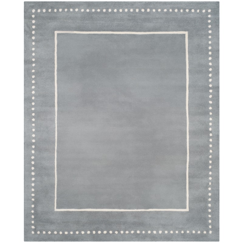 SAFAVIEH Handmade Bella Alverta Dotted Border Wool Rug