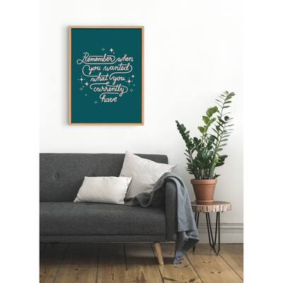 Kate and Laurel Sylvie Remember Framed Canvas by Maria Filar