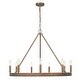 preview thumbnail 2 of 2, Carraway 9 Light Chandelier - Copper Patina