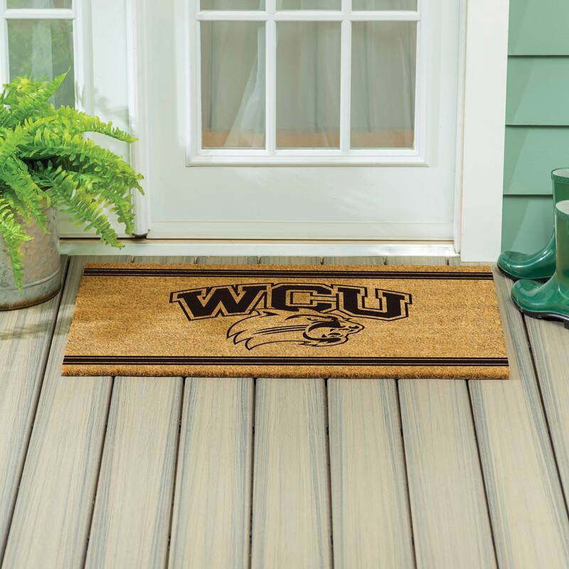 Western Carolina University Monochrome Indoor/Outdoor Coir Door Mat