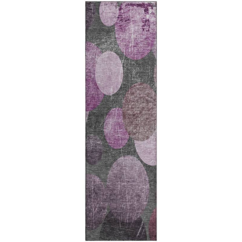 Premium Washable Super Soft Contemporary Bubbles Mayfield Rug