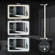 preview thumbnail 21 of 19, ExBrite 40 x 24 inch,Anti Fog,LED Bathroom Mirror,Night Light,Dimmable,Touch Button,Slim,Waterproof IP44,Horizontal Mounted