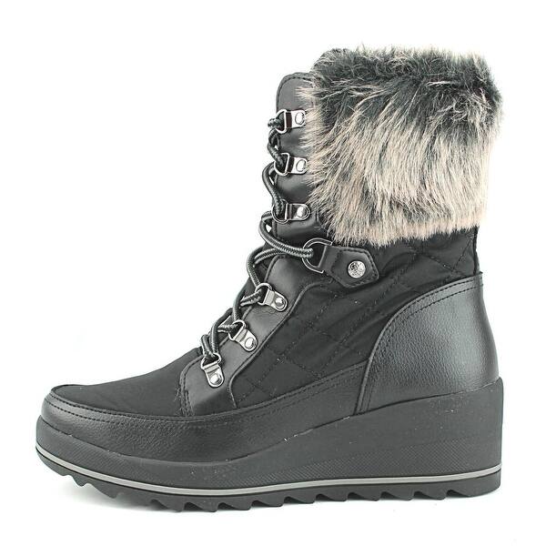 Shop Guess Leland Round Toe Leather Winter Boot Overstock 18125143