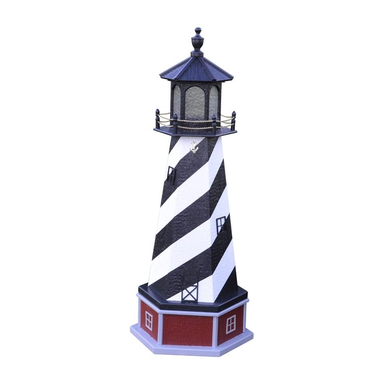 Replica Lighthouse with Base - 3' - Cape Hattaras, North Carolina