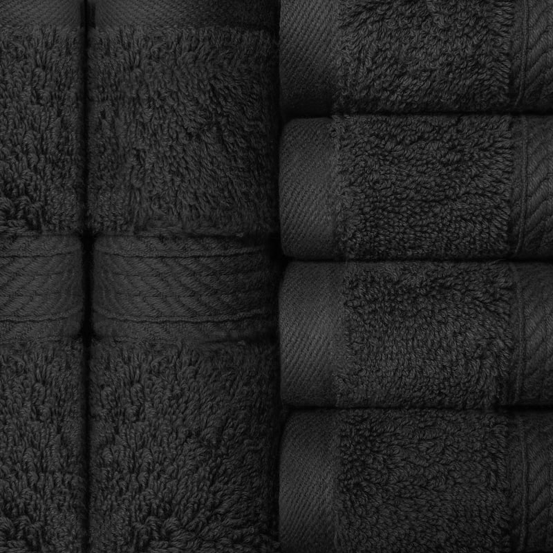 Superior Egyptian Cotton Pile Heavyweight Face Towel Set of 6