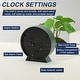 preview thumbnail 3 of 8, Analog Alarm Clock, Battery Operated Retro Small Desk Clock for Bedside Bedroom Living Room